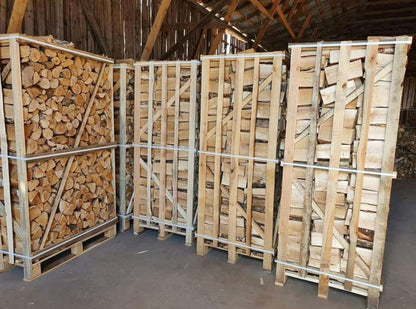Premium Kiln-Dried Firewood – Hardwood & Softwood Logs, 18% Moisture