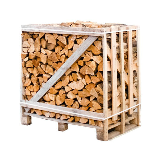 Half Pallet Kiln-Dried Split Oak Firewood Logs – 25cm