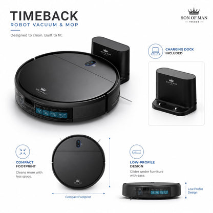 TimeBack™ — The Robot Vacuum & Mop That Gives You Your Time Back
