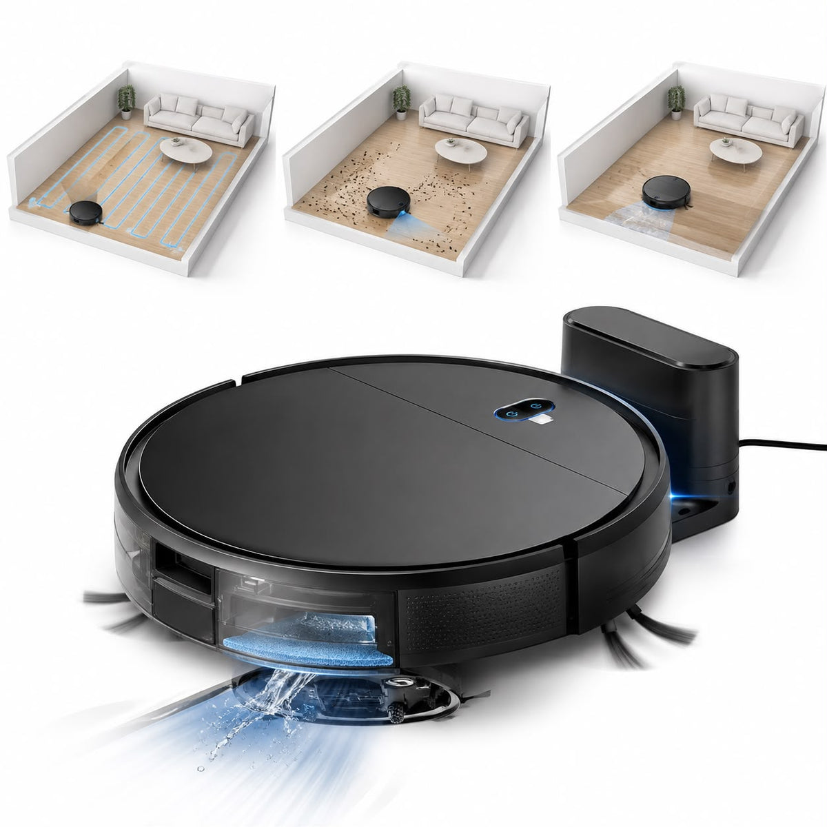 TimeBack™ — The Robot Vacuum & Mop That Gives You Your Time Back