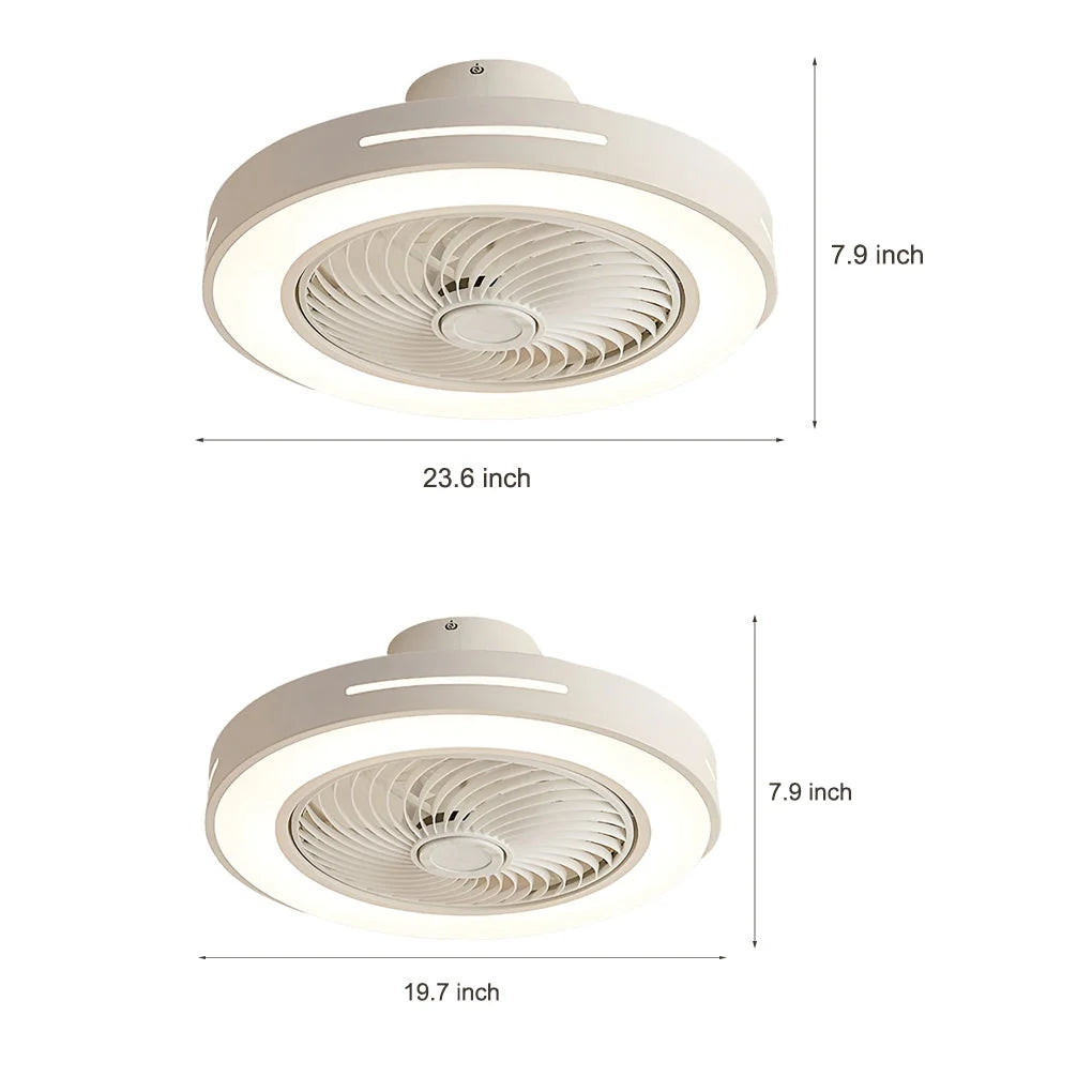 White Smart Ceiling Fan Light