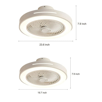 White Smart Ceiling Fan Light